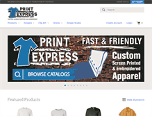 Tablet Screenshot of luvprintexpress.com